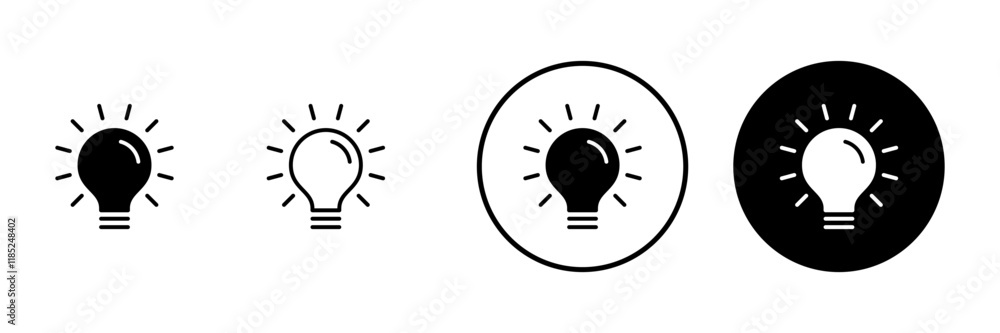 Lamp icon vector. Light bulb sign and symbol. idea symbol. Lamp icon vector. Light bulb sign and symbol. idea symbol.