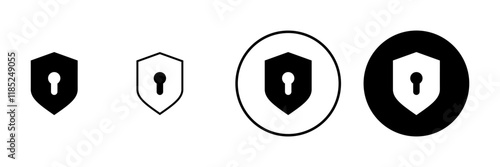 Security icon vector. protection sign and symbol. privacy. vpn