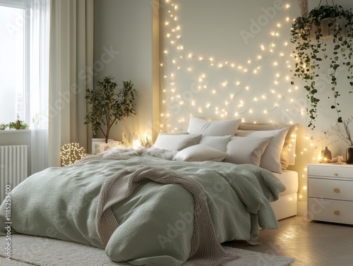 Serene Bedroom Decor With F...