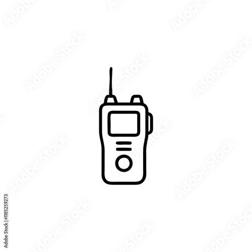 radio transmitter icon on transparent background
