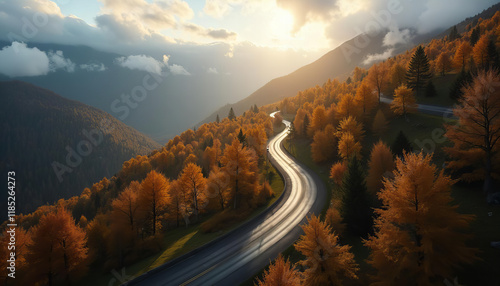 Winding Mountain Road