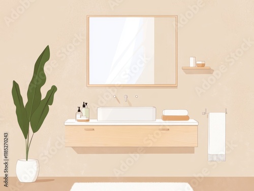 Minimalist Modern Bathroom ...