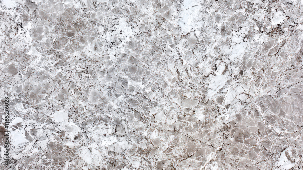 Obraz premium A clean, glossy marble texture with subtle veining in white and gray tones, reflecting light softly for an elegant and modern aesthetic.