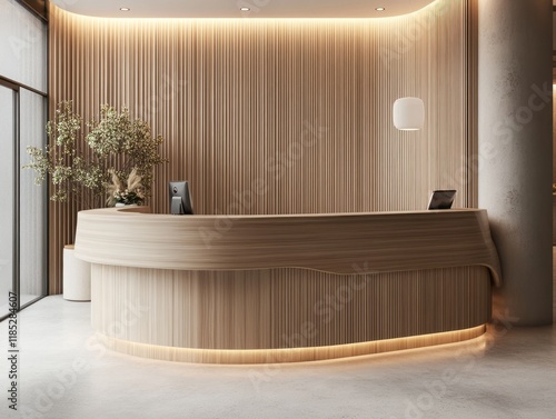 Modern Minimalist Wooden Re...