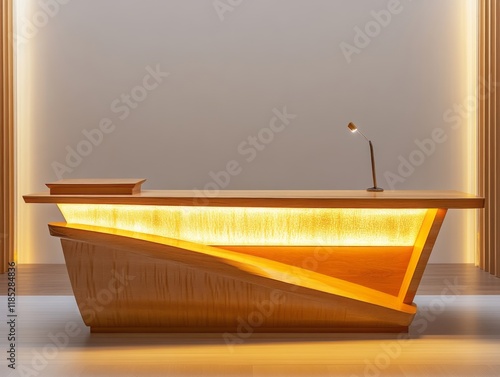 Modern Illuminated Wooden R...