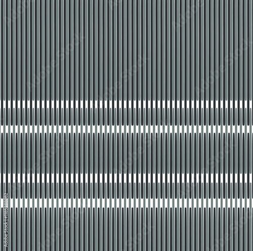 Striped texture with vertical lines and small horizontal paths of holes.