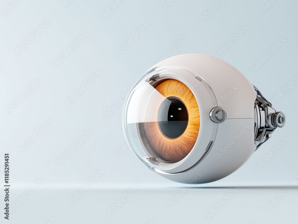 Futuristic Robotic Eye Design Representing Advanced Technology and Innovation Futuristic Robotic Eye Design Representing Advanced Technology and Innovation