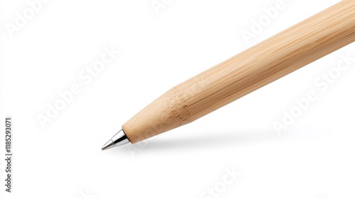 Wallpaper Mural Eco-Friendly Bamboo Pen Close-Up Image Showcasing Natural Material and Minimalist Design Perfect for Sustainable Stationery and Office Supplies Use Torontodigital.ca