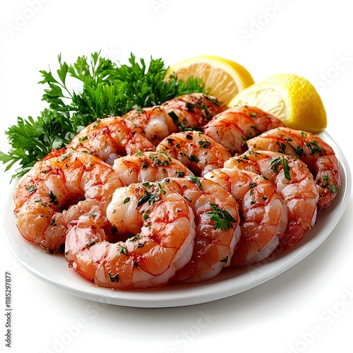 Succulent Grilled Shrimp with Lemon and Parsley: A Culinary Delight! photo