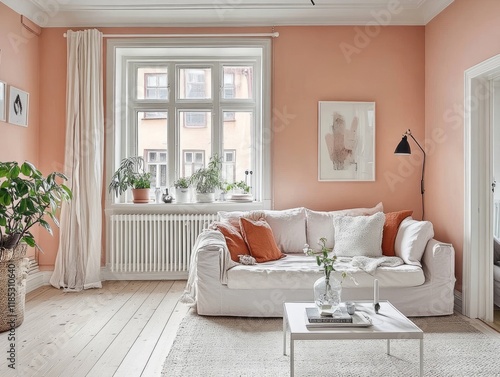 Calm Living Room Decor Feat...