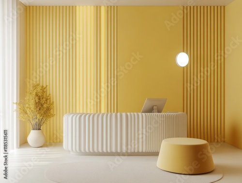 Minimalist Yellow Reception...