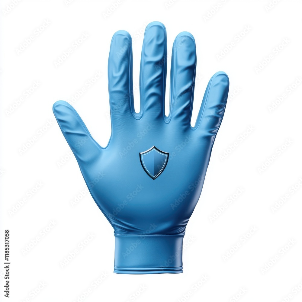 Protective gloves with a small shield Protective gloves with a small shield