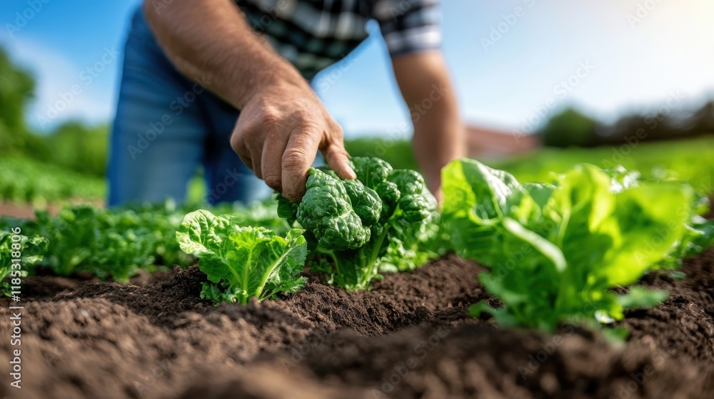 Home grown vegetables provide fresh meals for the family throughout summer