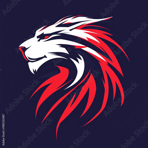 Wallpaper Mural Lion illustration sports team logo Torontodigital.ca