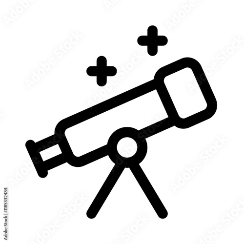 astrological sign icon with line style, perfect for user interface projects