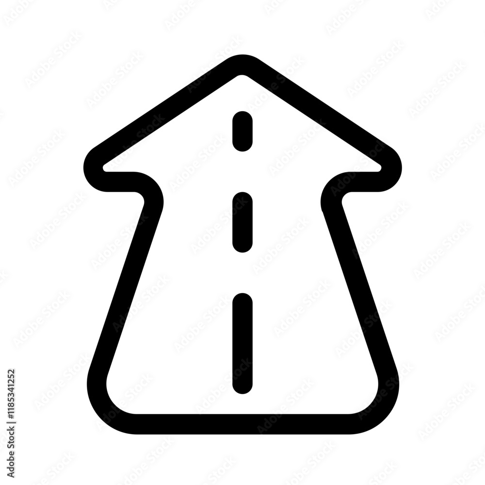 road signpost icon with line style, perfect for user interface projects road signpost icon with line style, perfect for user interface projects