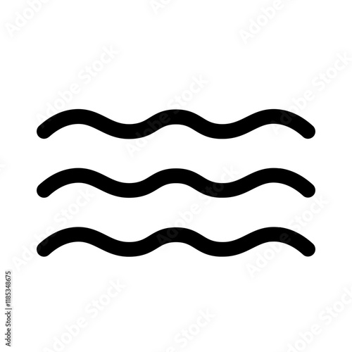 sluice icon with line style, perfect for user interface projects