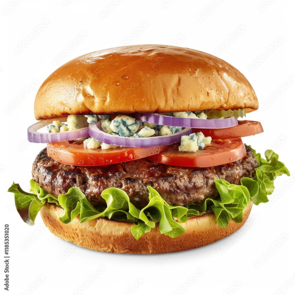 Burger bun on white background Burger bun on white background