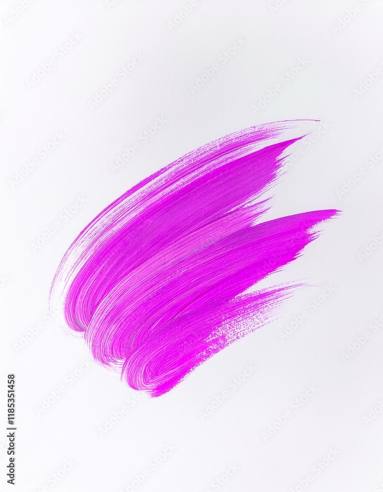 Naklejka premium purple brush stroke abstract background isolated on white