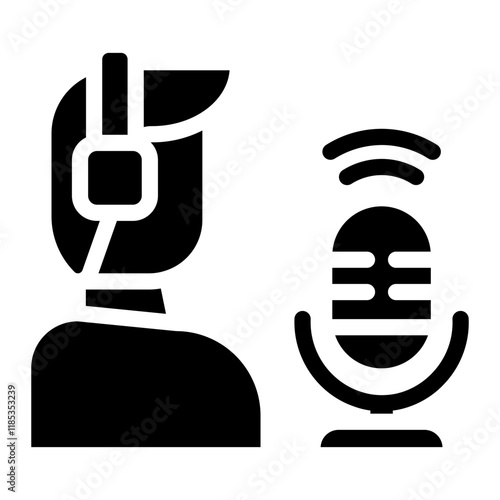 broadcaster Solid icon
