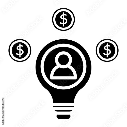 crowdfunding Solid icon