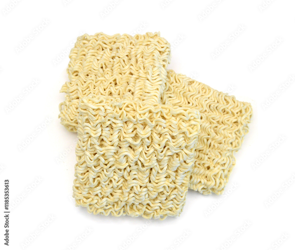 instant noodles on white background instant noodles on white background