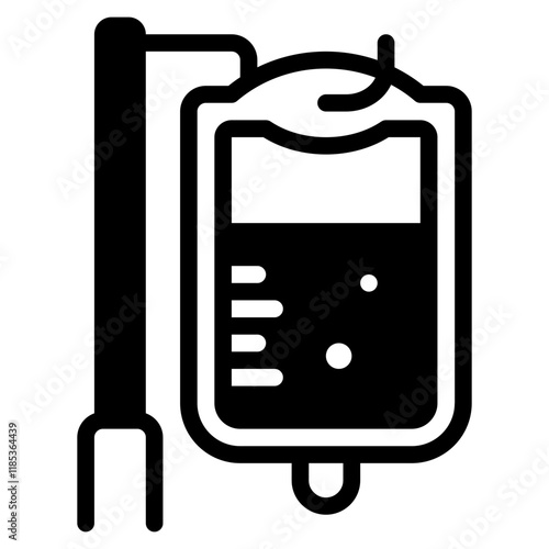 Intravenous Fluid Bag Icon