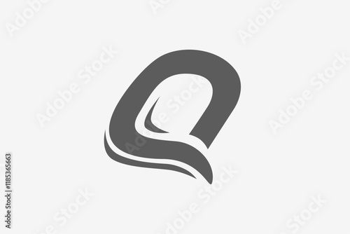 Letter Q sport bold modern logo