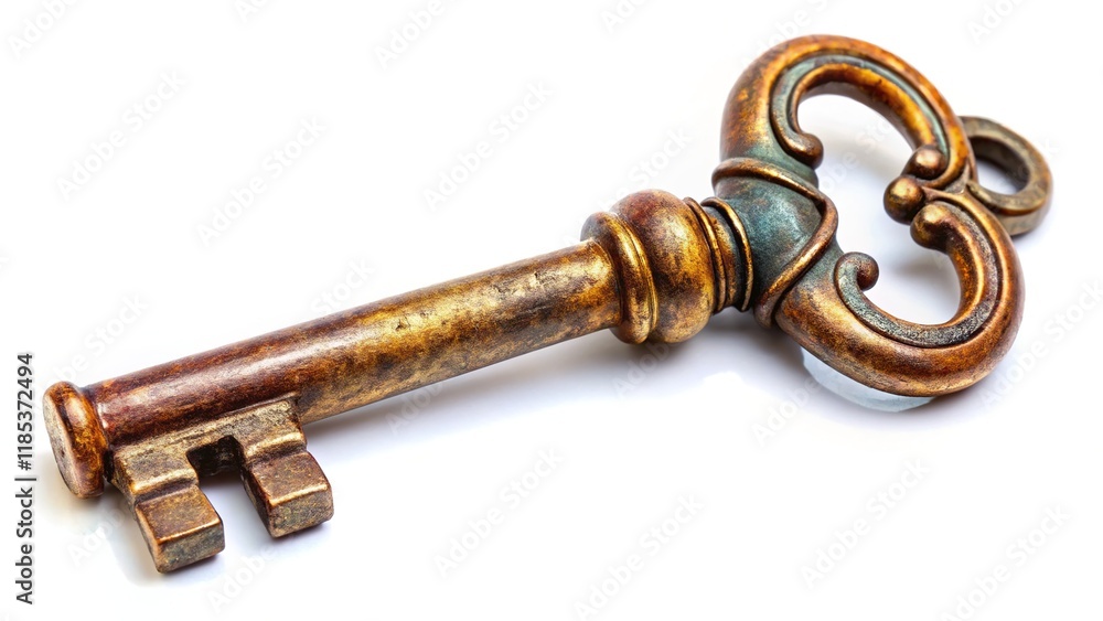 Long exposure of a weathered antique key, whispering tales of yesteryear. Long exposure of a weathered antique key, whispering tales of yesteryear.