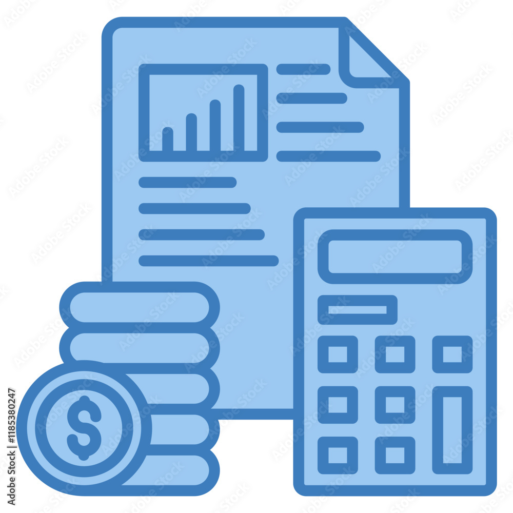 Budgeting Icon Element For Design Budgeting Icon Element For Design