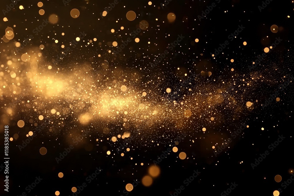 custom made wallpaper toronto digitalGolden Dust Abstract Bokeh and Sparkle Composition