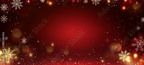 Red Festive Background with...