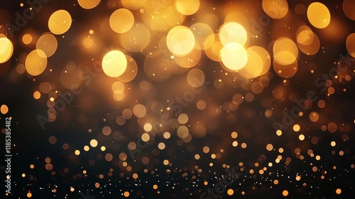 Golden Bokeh Abstract Backg...