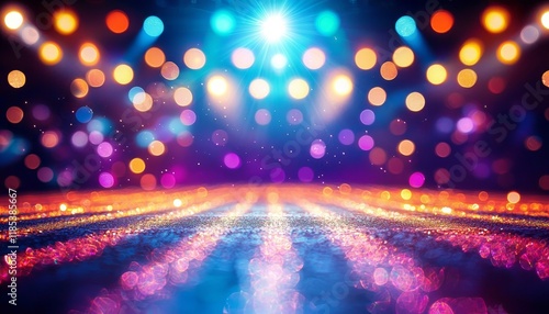 Bokeh Light Stage, abstract...