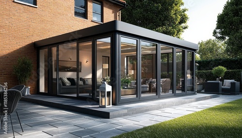 Glass Extension, Brick Buil...