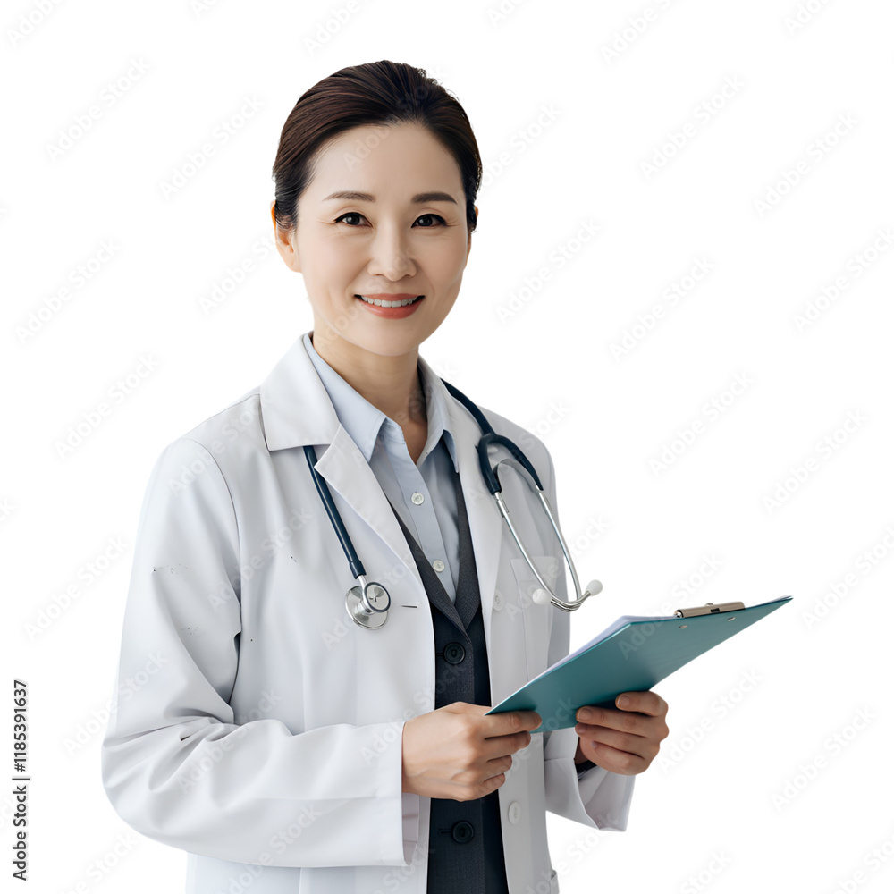 4k backgroundless cutout of a professional female doctor 4k backgroundless cutout of a professional female doctor