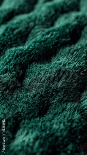 Wallpaper Mural Close-up of soft green fur texture with lush, wavy patterns Torontodigital.ca
