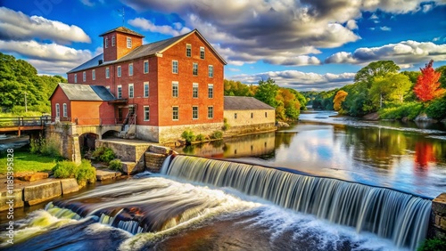 Slater Mill, Pawtucket, Rhode Island: Birthplace of American Industrial Revolution - Candid Photography photo