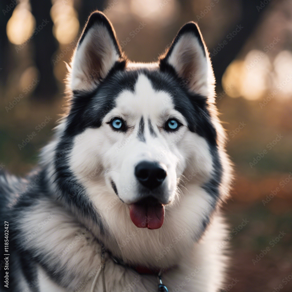 Husky Dog Closeup Husky Dog Closeup