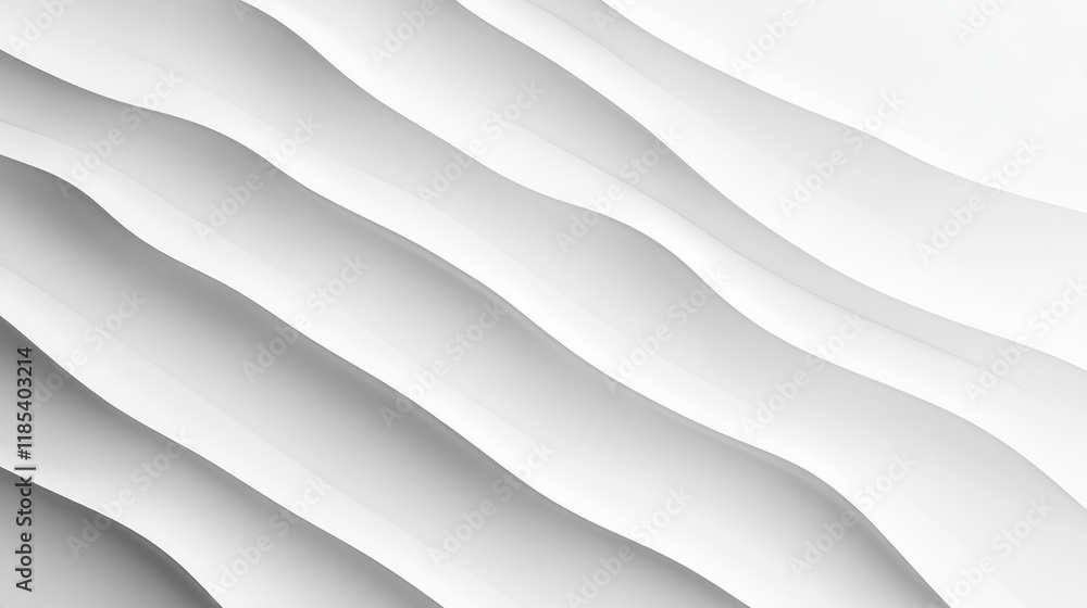 Obraz premium Abstract grayscale wavy lines background.