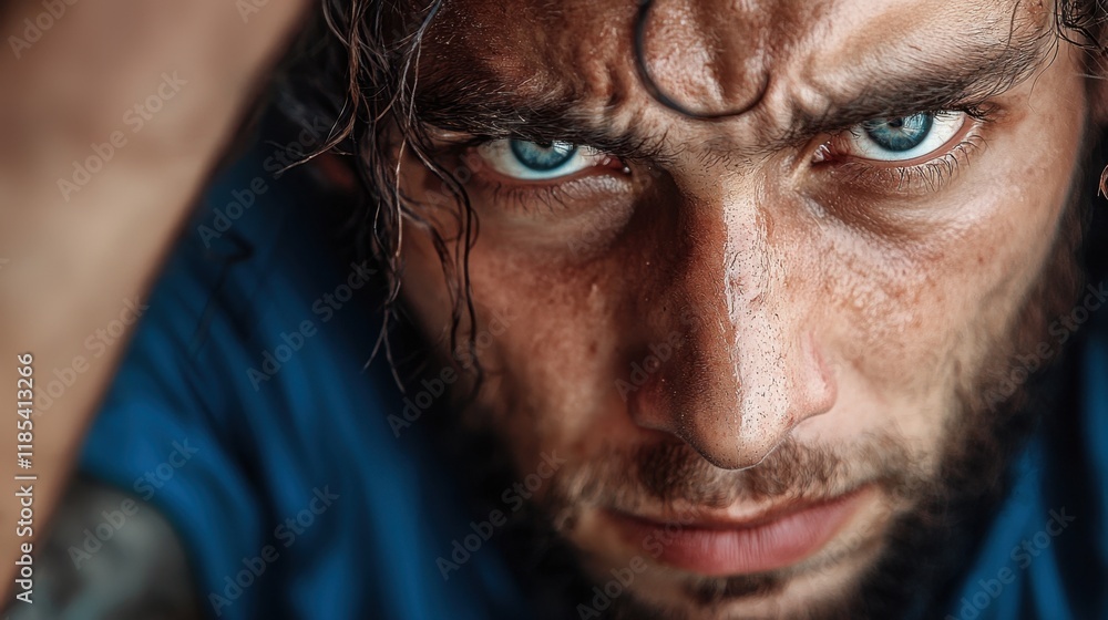 Obraz premium A man with a beard