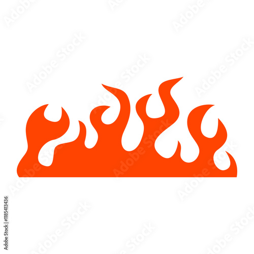 illustration of fire burning
