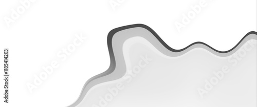 3D abstract blank white light pattern wallpaper modern design