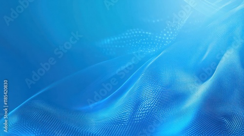 Abstract digital technology wallpaper in shades of blue.