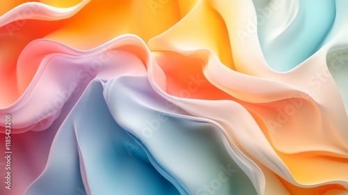 Wallpaper Mural abstract white background with gradient color and artistic dynamic line decoration Torontodigital.ca