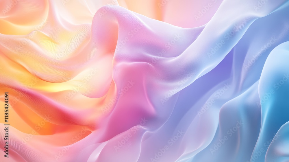 Obraz premium abstract white background with gradient color and artistic dynamic line decoration