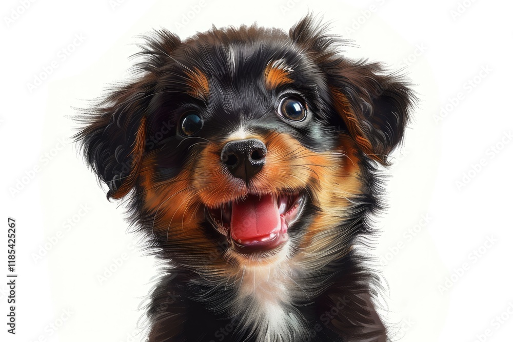 High Quality Image of Surprised Puppy Dog Face Generative Ai Portrait High Quality Image of Surprised Puppy Dog Face Generative Ai Portrait