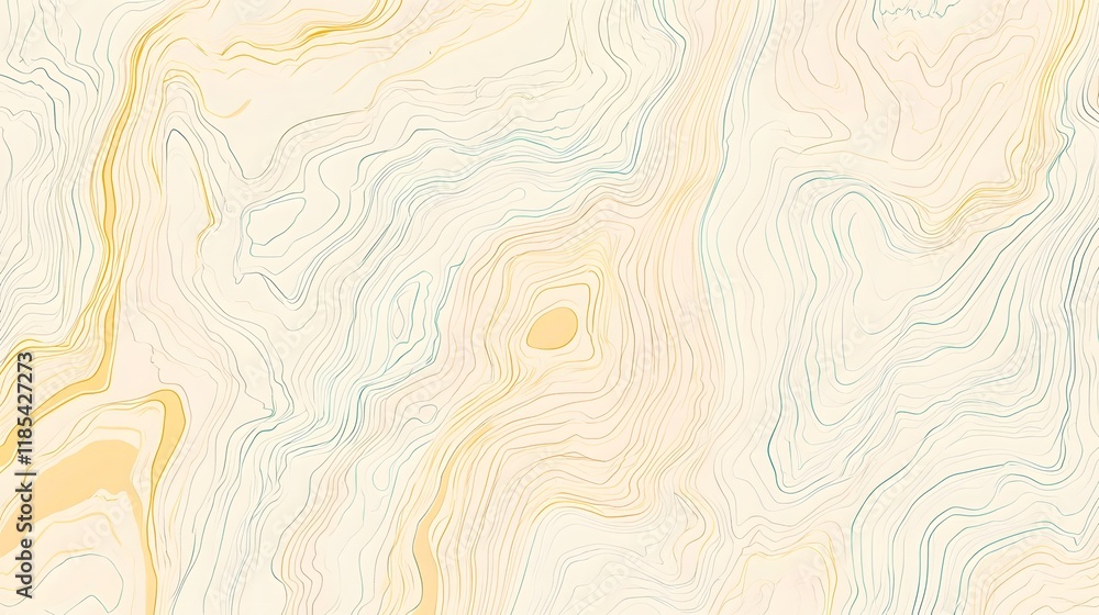 Fototapeta premium Abstract Topographic Lines