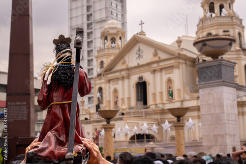 Jan 9, 2025 Devotees celebrate the feast of The Black Nazarene. Manila, Philippines
