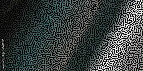 Abstract Reaction-diffusion Turing pattern natural texture colorful gradient color scheme. Linear design with biological algorithm psychedelic background. Reaction-diffusion or truing patter